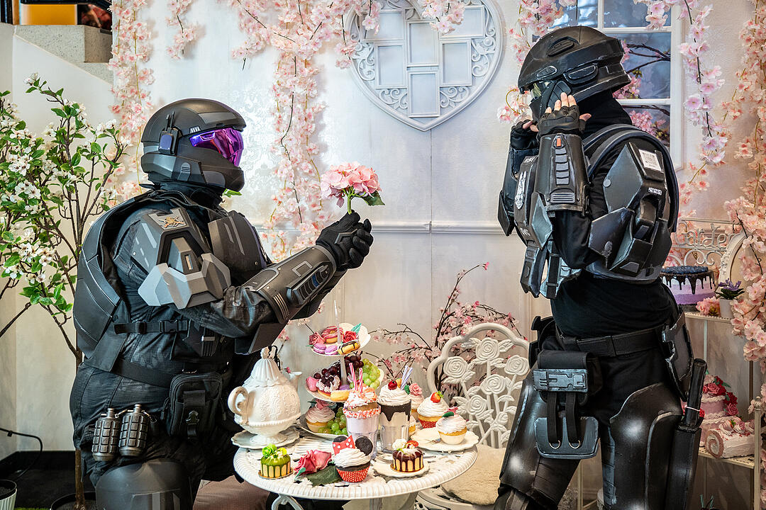 Wunderschöne Cosplays konnten bewundert werden!