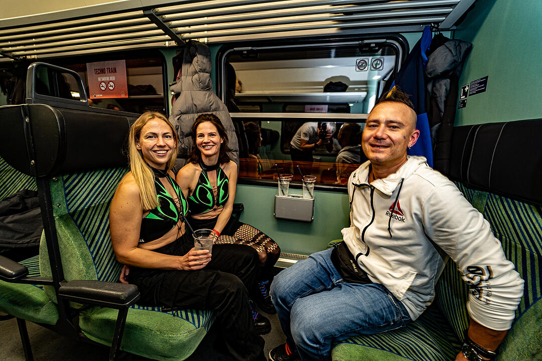 Die beste Party im Zug!