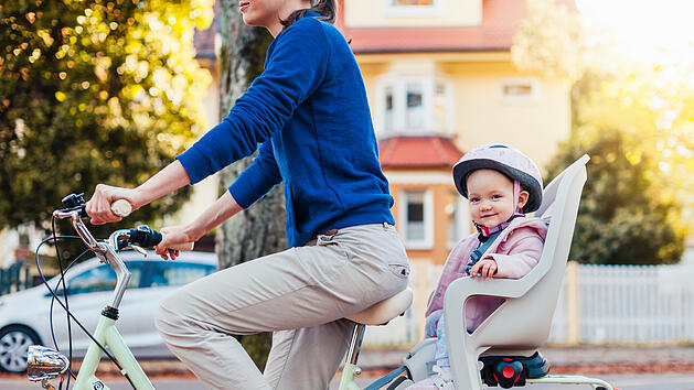 Fahrrad, Kinderanhänger, Kindersitz, Kinderfahrradsitz