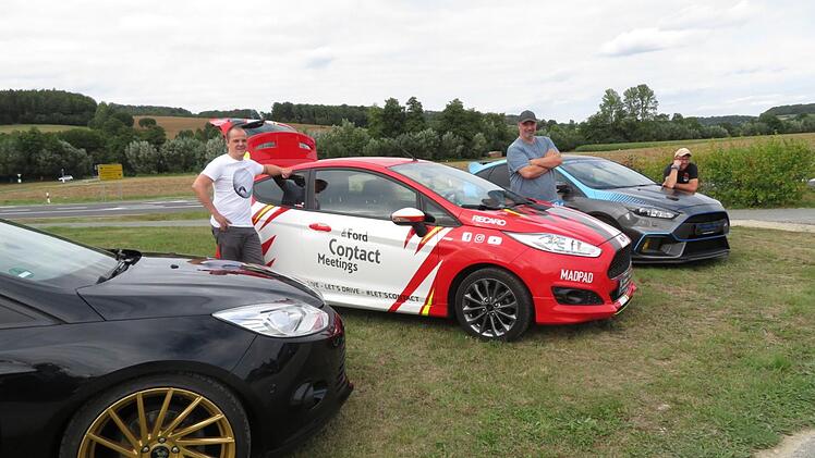 Stefan Konietzny, Stefan Walter und Wolfgang Noll (von links) wünschen sich viele Zuschauer beim Roadtrip durch Franken und Thüringen. Foto: Monika Schütz