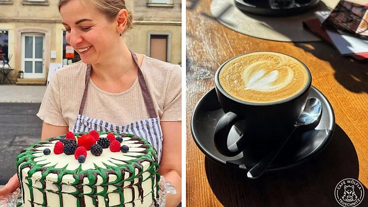 Im Café Wölfa kannst du frischen Kaffee und feinste Torten-Kreationen genießen.