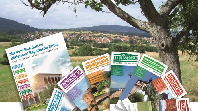 Die Freizeitverkehre der Landkreise Rhön-Grabfeld und Bad Kissingen verkehren wieder vom 1. Mai bis 31. Oktober am Wochenende und Feiertagen. Neu ist der KreuzbergShuttle als weitere Ergänzung des umweltfreundlichen Mobilitätsangebots. Fotocollage: Christine Schikora #