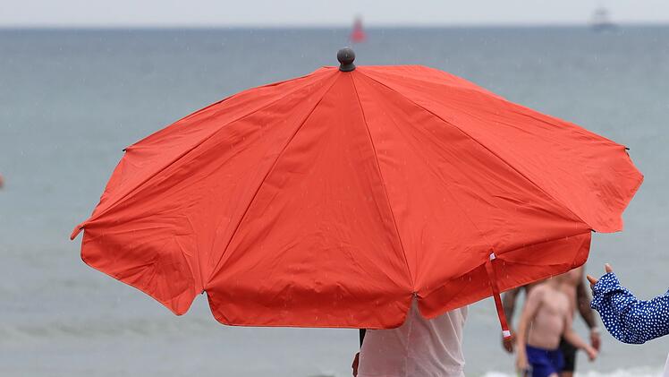 Regenwetter an der Ostsee