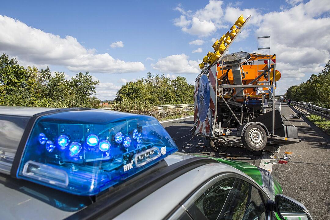 Lkw-Unfall auf der A70