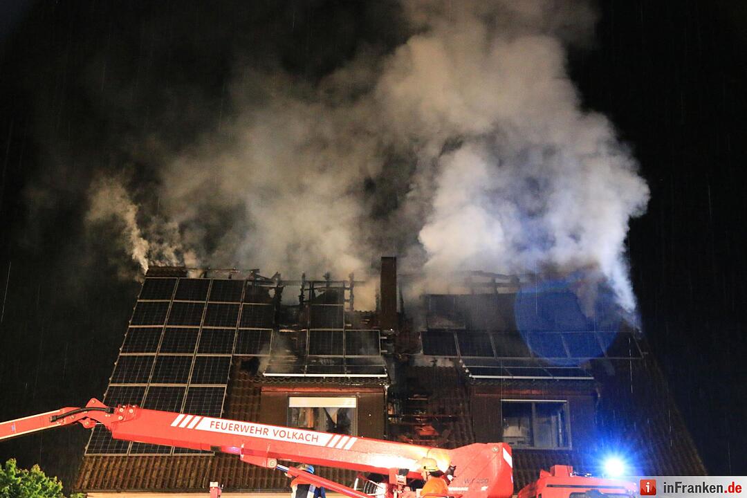 Blitzeinschlag in Gernach