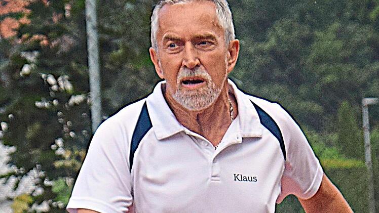 Klaus Zirkelbach vom TC Bad Br&uuml;ckenau verlor sein Einzel und konnte keinen Matchpunkt bei der 1:6-Niederlage gegen Laufachtal beitragen. Hartmann