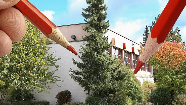 Die veranschlagten Kosten von dreieinhalb Millionen  Euro für die Mehrzweckhalle scheinen manchen Gemeinderäten aber zu hoch. Wo und ob der Gemeinderat  im Haushalt für 2019 und das Investitionsprogramm für die kommenden vier  Jahre den Rotstift angesetzt, ist noch nicht entschieden. Foto/Montage:  Dieter Britz