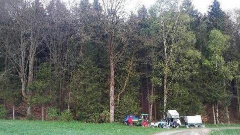 Übernachtet wurde unter freiem Himmel Foto: privat