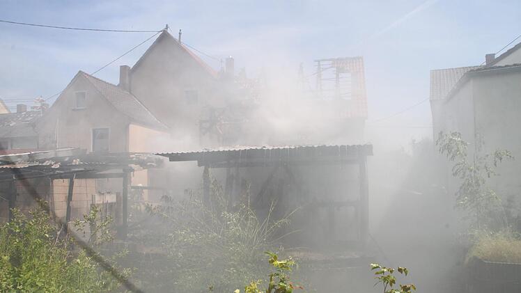 Großbrand in Hutschdorf Foto: Andreas Schmitt