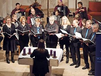 Das Vokalensemble "Voicegarden" trug modernes Liedgut und Klassiker im modernen Gewand vor. Foto: privat