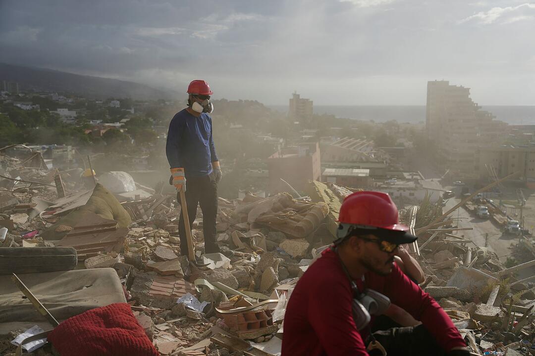 Nach den Erdbeben in Venezuela