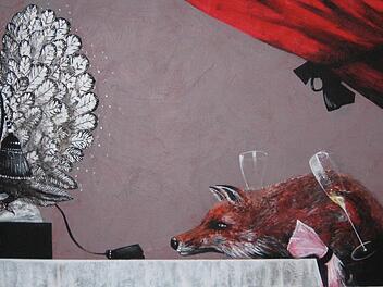 Das Modell Truthahn - wie Manfred Hürlimann es geschaffen hat. Foto: Museen der Stadt Bamberg