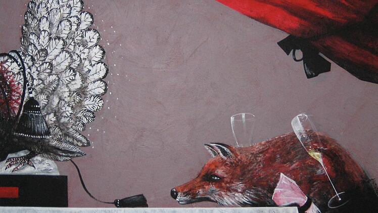 Das Modell Truthahn - wie Manfred Hürlimann es geschaffen hat. Foto: Museen der Stadt Bamberg