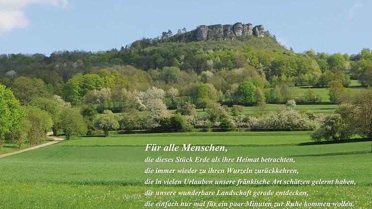 Hier ein Beispiel der Kombinationen von Bild und meditativem Texten. Fotos: Promedia