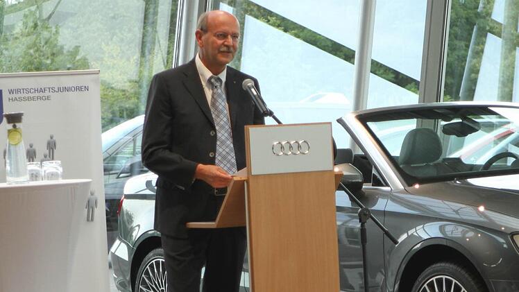 Geschäftsführer Norbert Sorg stellte das expandierende Autohaus Gelder & Sorg vor.