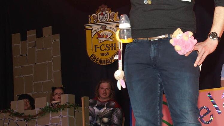Fabian Wahler als werdender Vater. Foto: Stefan Geiger