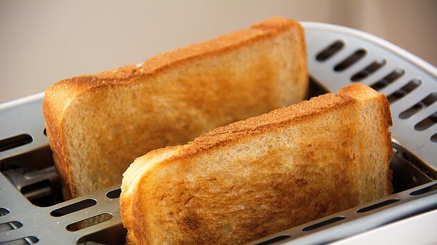Toaster mit Toastbrot