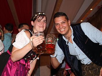 Auf der Bierwoche 2018 hat Nino Richter seiner Christiane einen Heiratsantrag gemacht. Foto: Archiv/ Sonny Adam