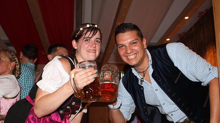 Auf der Bierwoche 2018 hat Nino Richter seiner Christiane einen Heiratsantrag gemacht. Foto: Archiv/ Sonny Adam