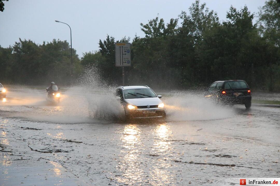 Massive Schäden nach Sturm in Bamberg
