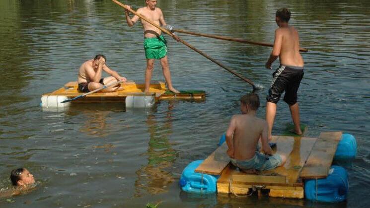 Beim Fischerstechen Foto: Edwin Meißinger