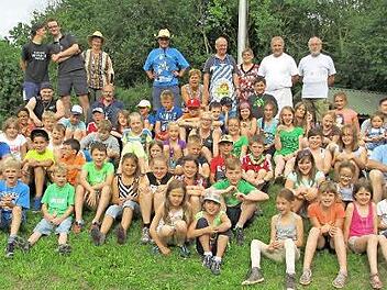 Sommercamp: Rund 50 Kinder waren bei der Veranstaltung der Reservistenkameradschaft dabei. Foto: Reservistenkameradschaft