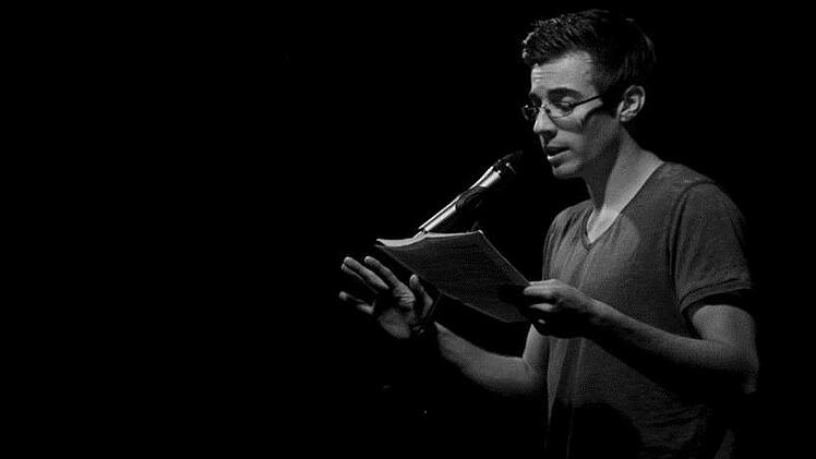 Pascal Simon will in Gräfenberg beim Poetry Slam teilnehmen.Tobias Heyel