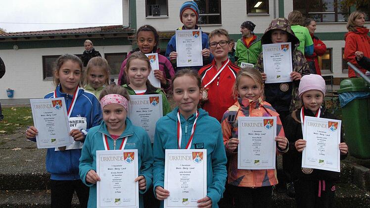 Siegerehrung für den Nachwuchs.