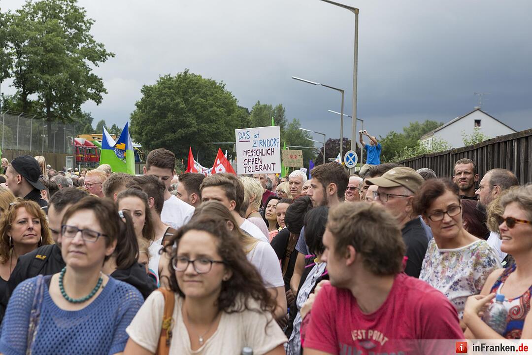 Demonstration gegen Rechts in Zirndorf