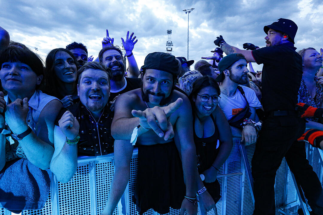 Rock im Park 2019: Regen und Sturm beim Auftritt der Ärzte