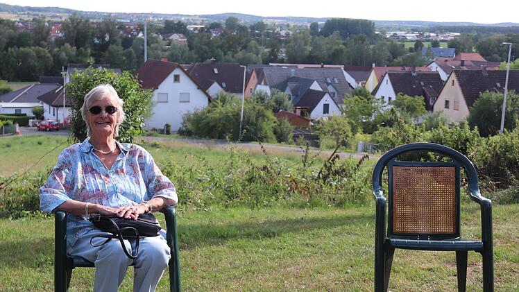 In den Sommermonaten ist Erika van Lent gerne auf dem Scharoldskeller in Aisch. Johanna Blum