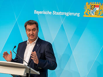 Pressekonferenz nach Sitzung des bayerischen Kabinetts