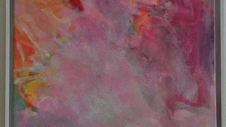 Erstmals hat sich Sandro Vadim, der die Farben liebt, an ein Bild gewagt, in dem Rosa-Farbtöne vorherrschen.