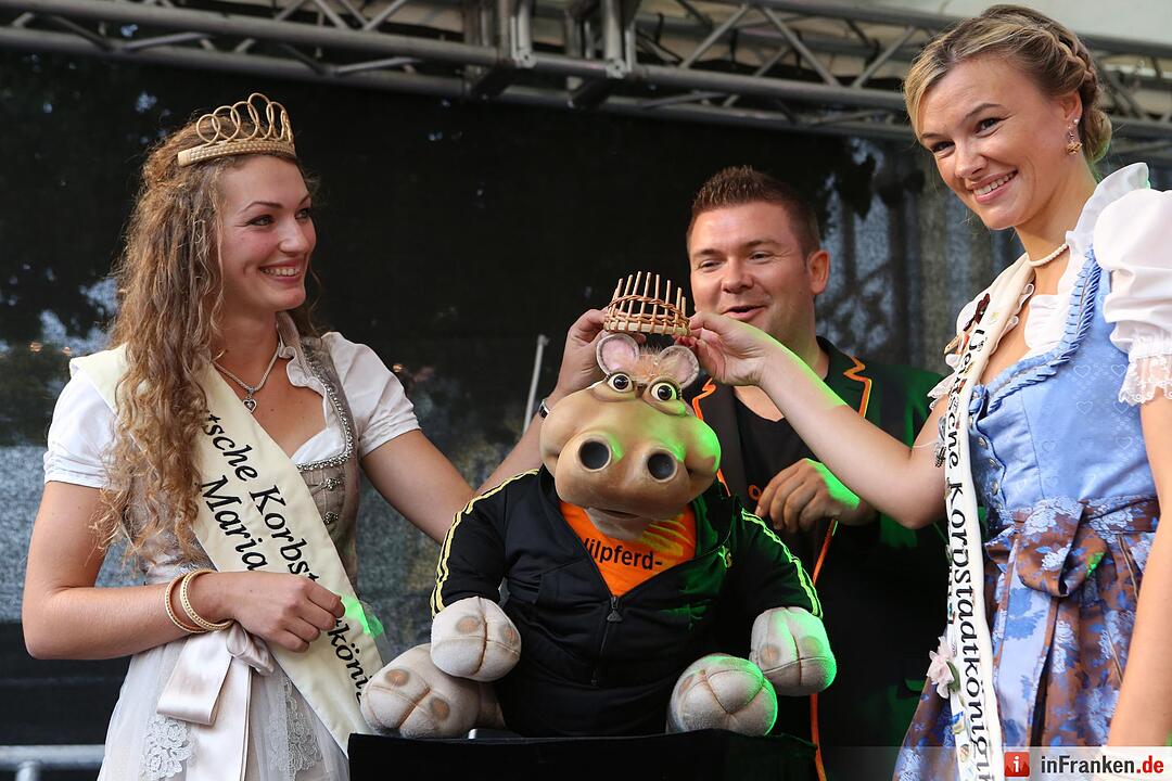 Korbmarkt Lichtenfels 2016 am Samstag