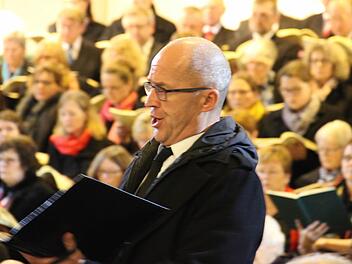 Andreas Kalmbach hatte als "Elias" eine der tragenden Rollen in der Kulmbacher Aufführung des Mendelssohn-Oratoriums. Foto: Katharina Müller-Sanke
