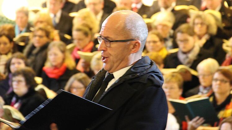 Andreas Kalmbach hatte als "Elias" eine der tragenden Rollen in der Kulmbacher Aufführung des Mendelssohn-Oratoriums. Foto: Katharina Müller-Sanke