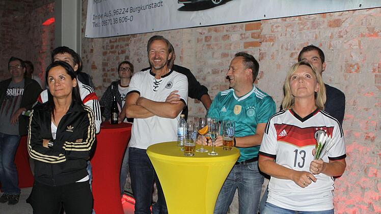 Beim Public Viewing in Kronach. Foto: Michael Wunder