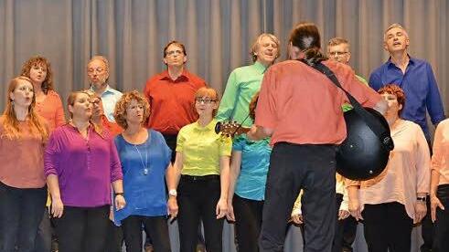 Der "Chor inTakt" aus Garitz unter Stefan Ammersbach. Foto: Björn Hein