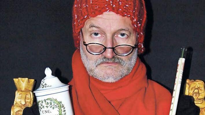 Morgen im Ökonomiehof der Familie Gieger: "Der eingebildete Kranke" Foto: Fränkischer Theatersommer