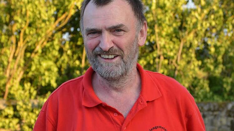 Alois "Loisl" Böhnlein war bereits zum 12. Mal bei der Wallfahrt von Hassfurt zum Kreuzberg dabei. Foto: Björn Hein