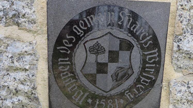 Das alte Wirsberger Wappen. Foto: Erich Olbrich