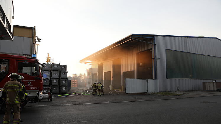 Brand in Fürther Mineralöl-Firma