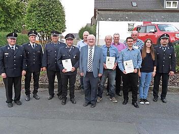 F&uuml;r jahrelange Unterst&uuml;tzung und Treue zum Verein konnte die Feuerwehr Effelter zahlreiche Mitglieder w&auml;hrend ihrer Hauptversammlung ehren.