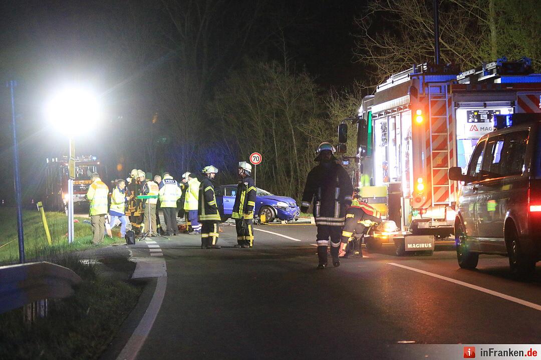 Mann stirbt nach schwerer Kollision bei Langenzenn