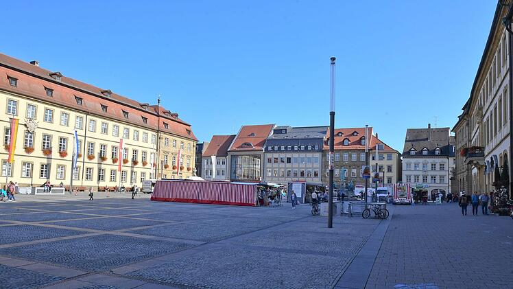 Eine Niederlage: Der leere Maxplatz in Bamberg. Ronald Rinklef