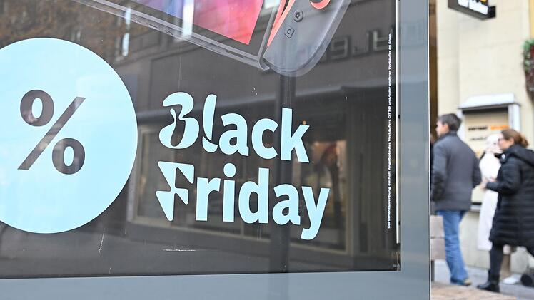 Werbung für Black Friday