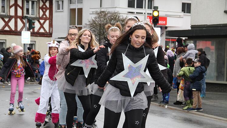 Auf Rollerblades war diese Gruppe unterwegs.