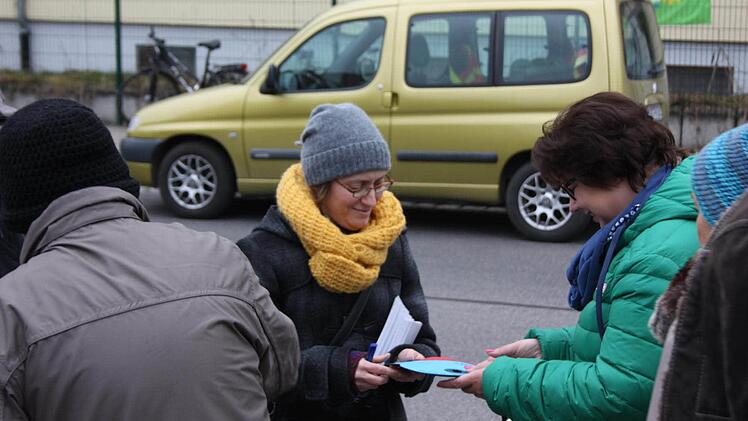 Flashmob am Konversionsgelände in Bamberg am 14. März 2015 Foto: Robert Wagner