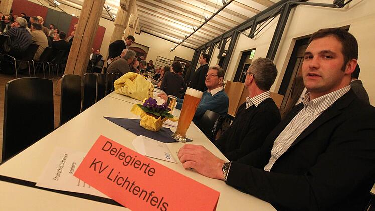 Blick zu den Delegierten aus Lichtenfels