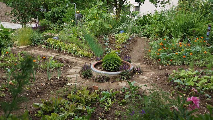 Im Garten der Familie Schneider